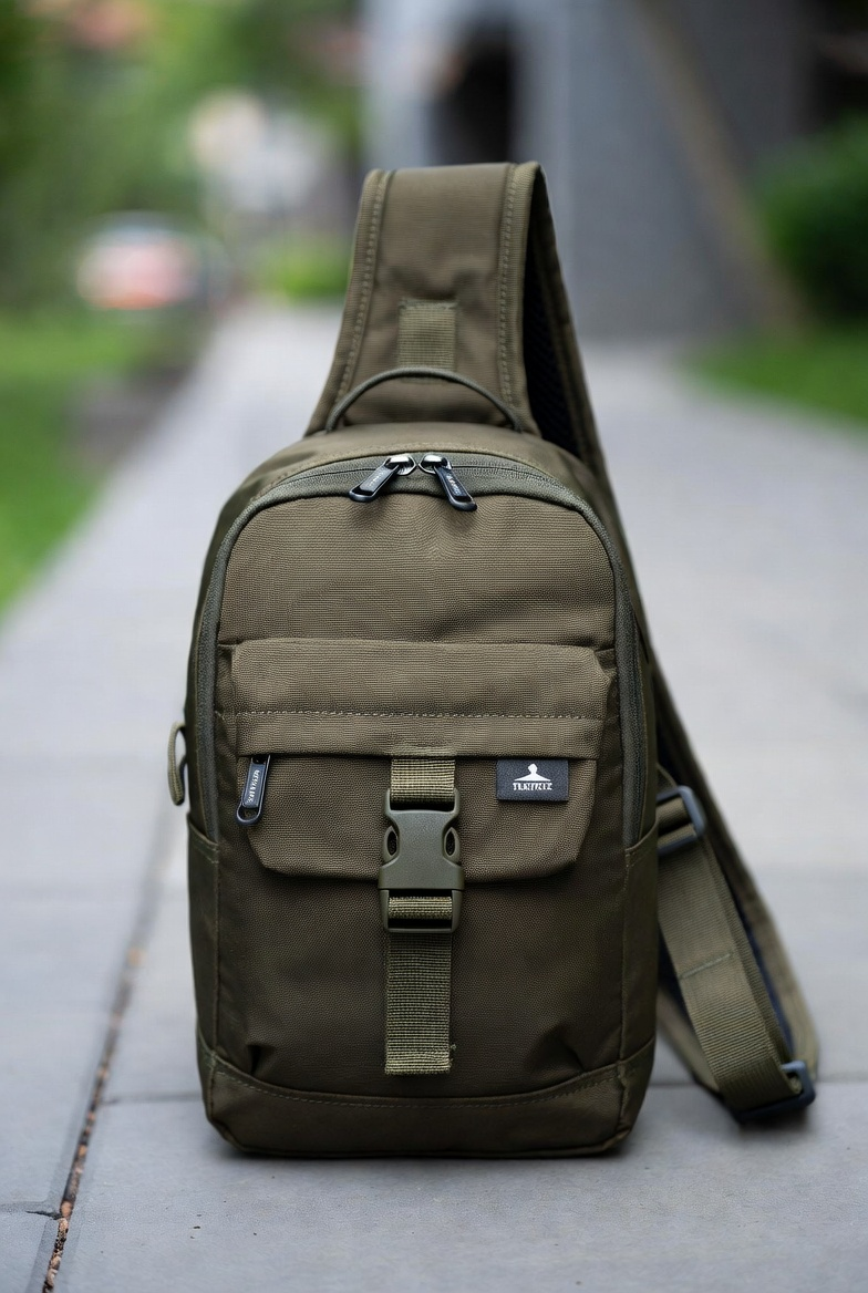 Minimalist Multi-Compartment Crossbody Backpack