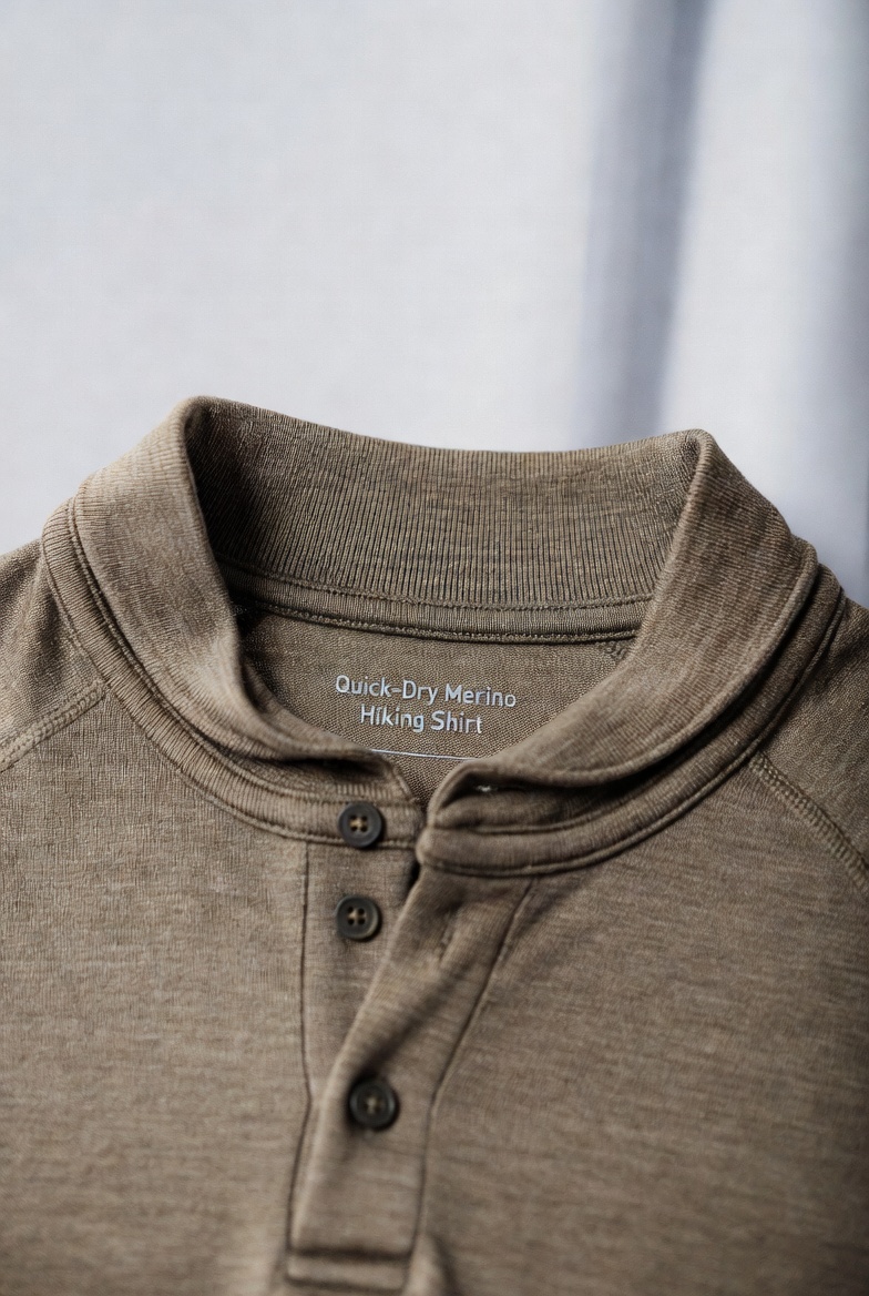 Quick-Dry Merino Hiking Shirt
